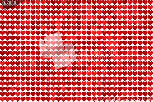 Image of tiled hearts pattern