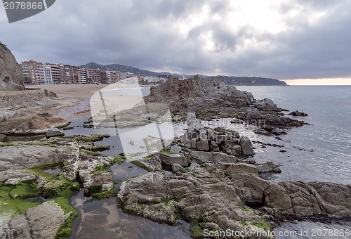 Image of Waterfront of LLoret de Mar Costa Brava Spain