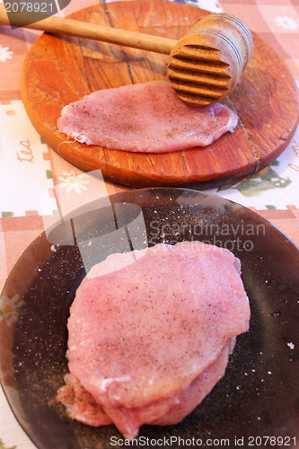 Image of Process of cooking of chops