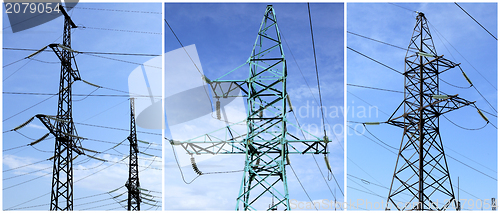 Image of High-tension power line