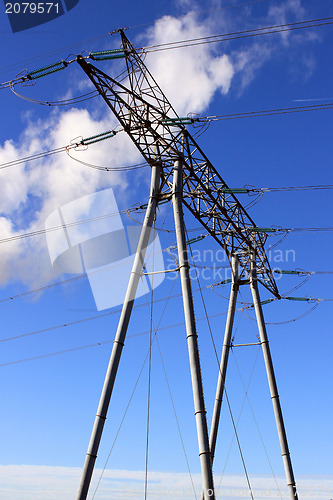 Image of electric pylons