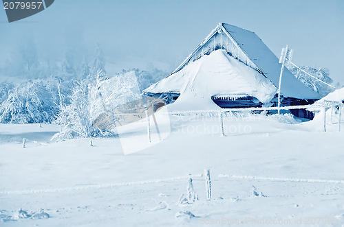 Image of Winter landscapes with snowy haus