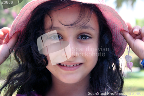 Image of Girl wearing hat