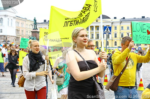 Image of Helsinki Pride gay parade