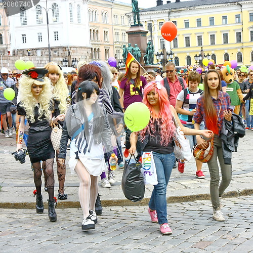 Image of Helsinki Pride gay parade