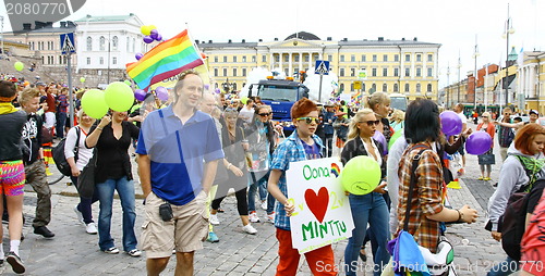 Image of Helsinki Pride gay parade