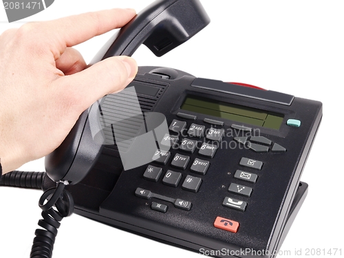 Image of Black telephone