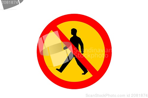 Image of No Access Sign