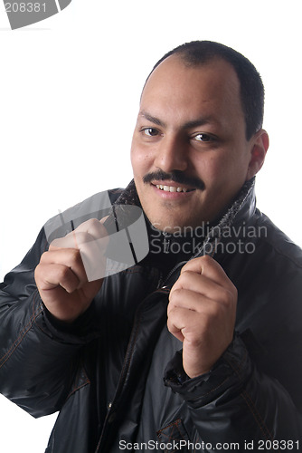 Image of man in parka