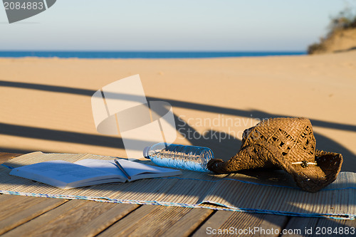 Image of Hat on  the beach