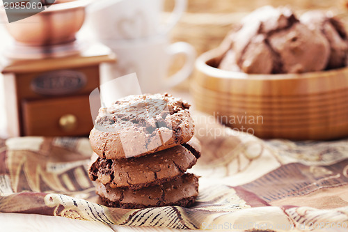 Image of chocolate cookies