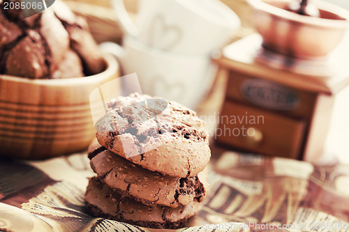 Image of chocolate cookies