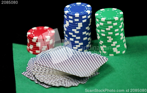 Image of Poker table