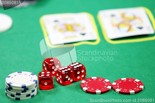 Image of Poker table