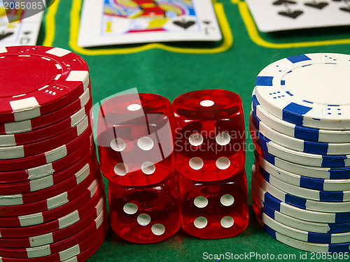 Image of Poker table