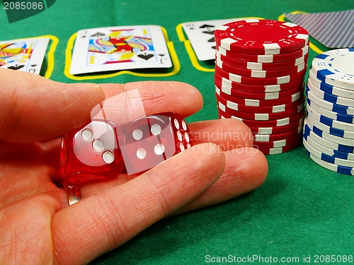 Image of Poker table