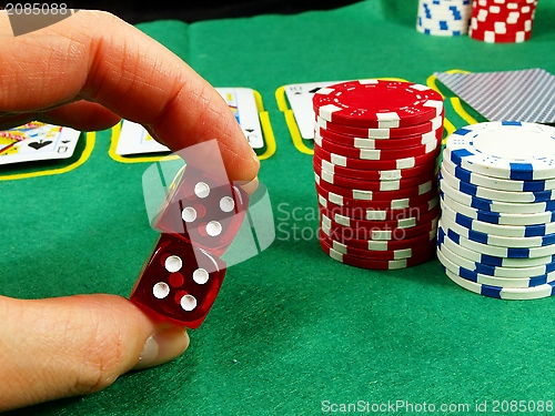 Image of Poker table