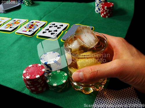 Image of Poker table