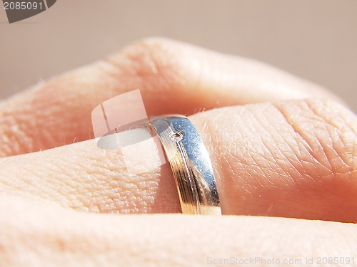 Image of Wedding ring, diamond