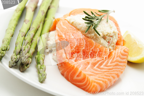 Image of Stuffed salmon