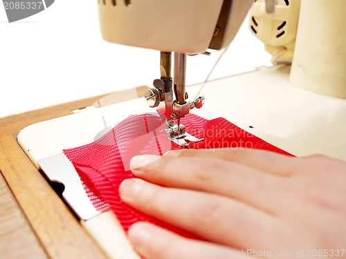 Image of Sewing machine operator