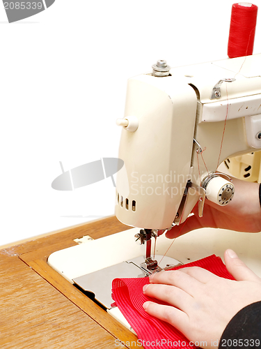 Image of Sewing machine operator