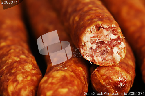 Image of smoked sausage of the Black Forest
