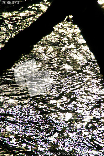 Image of water with reflections