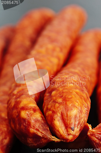 Image of smoked sausage of the Black Forest
