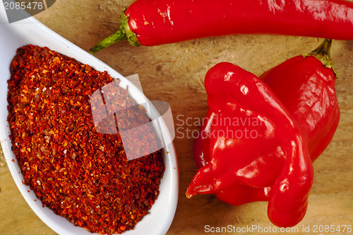 Image of Chili Cayenne and bishop?s crown with chili powder