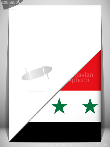 Image of Syria Country Flag Turning Page
