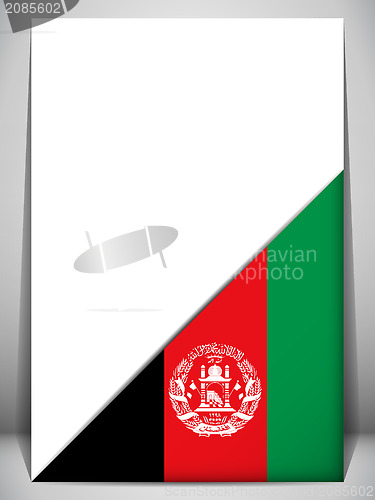 Image of Afghanistan Country Flag Turning Page