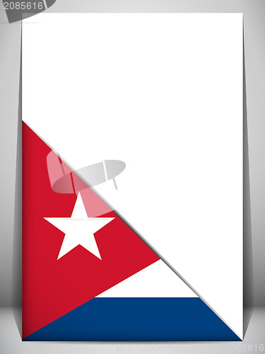 Image of Cuba Country Flag Turning Page