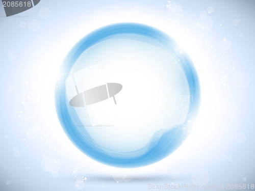 Image of Modern Blue Circle Glowing Effects