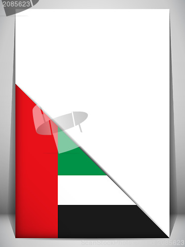 Image of Emirates Country Flag Turning Page