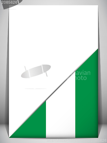Image of Nigeria Country Flag Turning Page