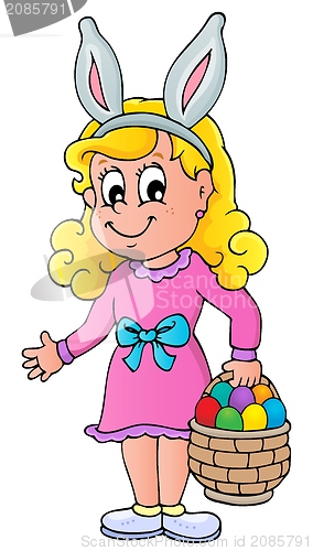 Image of Easter theme girl