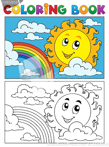 Image of Coloring book summer image 1