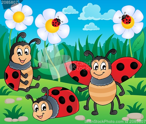 Image of Image with ladybug theme 2