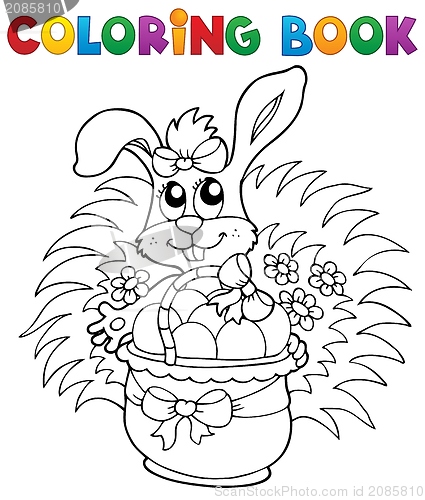 Image of Coloring book with Easter theme 9