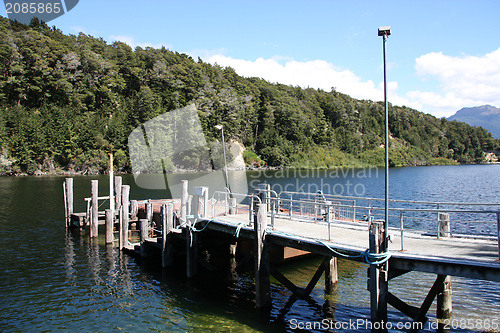 Image of Lake pier in New Zealand