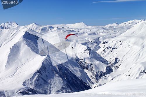 Image of Speed riding in high mountains