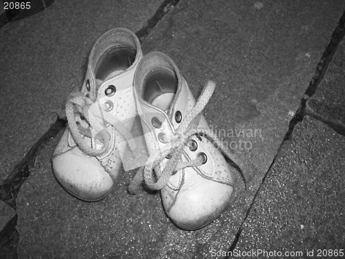 Image of Old baby shoes