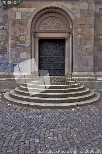 Image of door and stairs in swisse