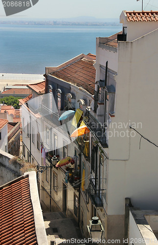 Image of Lisbon typical street