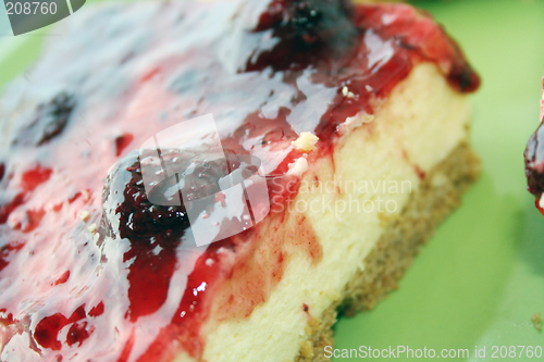 Image of cheesecake slice
