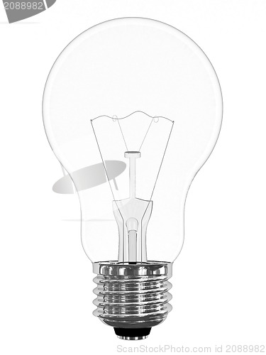 Image of Light bulb isolated on white