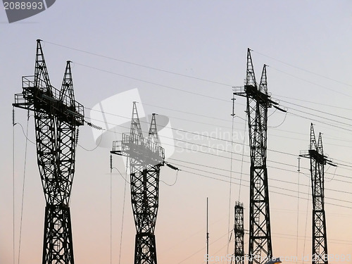 Image of Electricity pylons