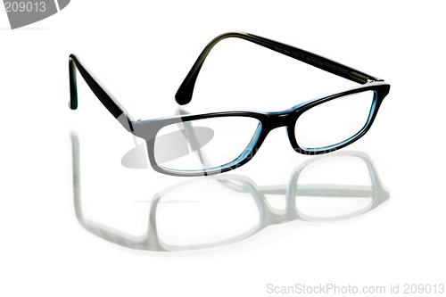 Image of Glasses with reflection