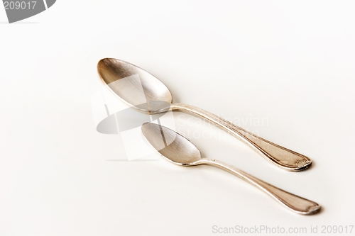 Image of silver spoons